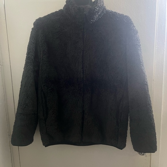 Express Jackets & Blazers - Express cozy charcoal gray teddy fleece Jacket